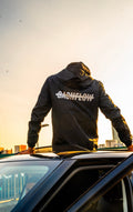 Black cash flow windbreaker
